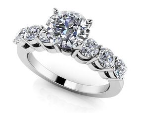 Lucky 7 Engagement Ring Style BDMS101A-4